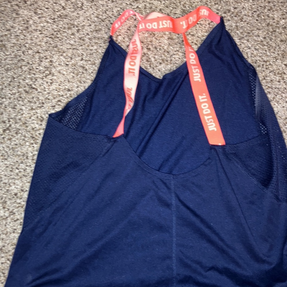 Medium Navy Blue Nike Tank top - Picture 2 of 2